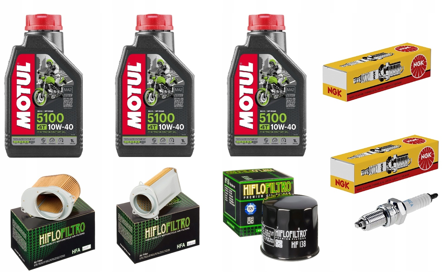 OLEJ FILTRY ŚWIECE SUZUKI VS 800 INTRUDER 92-00r