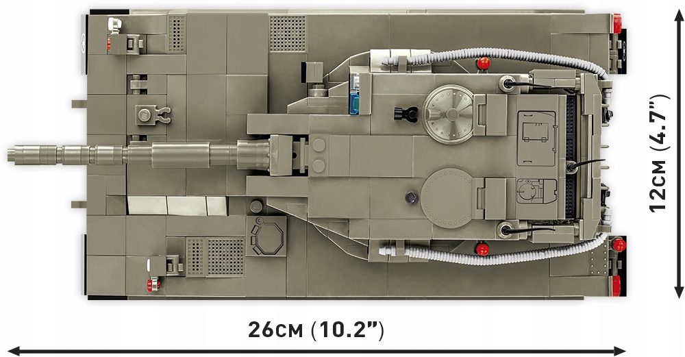 COBI 2621 израильский танк MERKAVA MK. I / II материал Paper Plastic