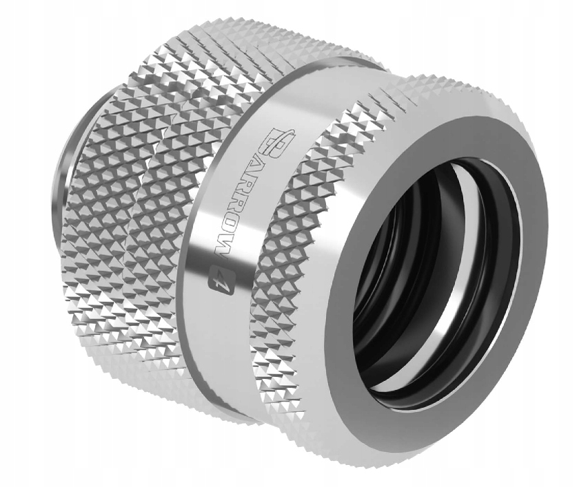 Barrow Hardtube Złączka zaciskowa 14mm G1/4 Cala srebrna