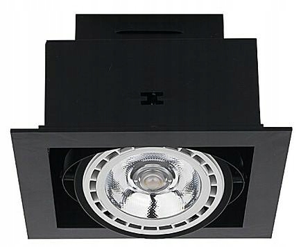 Podomítkové svítidlo Downlight Černá 1xGU10 ES111 Stropní očko do pokoje