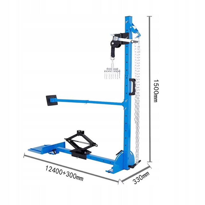 Karosářské rameno 800 kg Puller Spoter Koň – Nejlepší Dozer pro opravy karoserií, rámů a Pdr