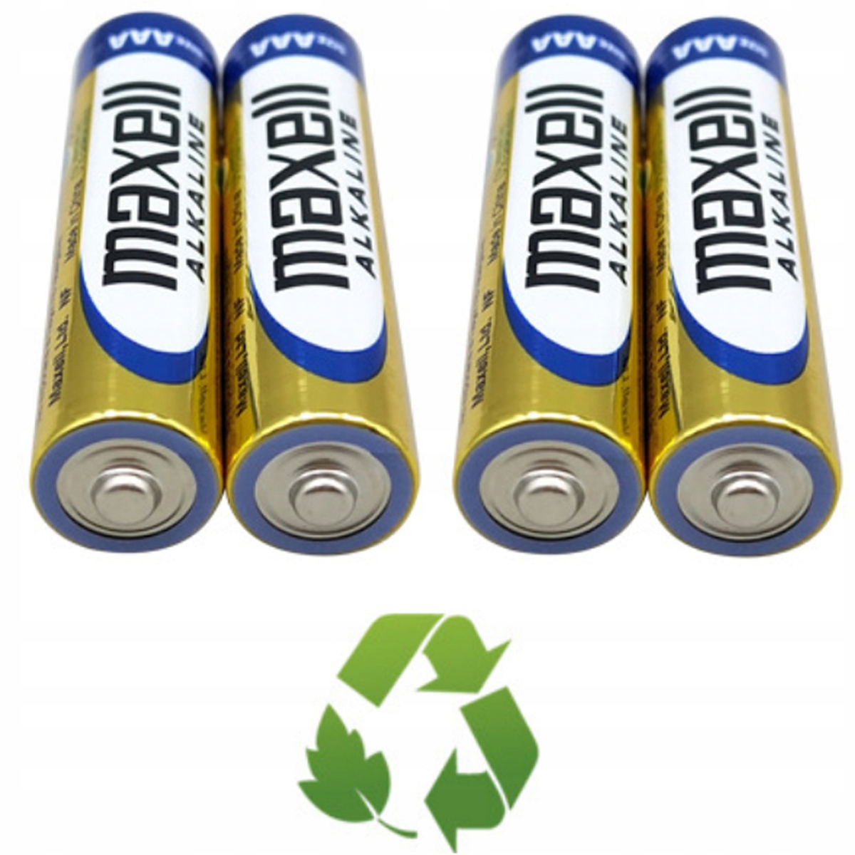 BATERIE 4 SZT ALKALICZNE MAXELL LR03 AAA 1,5V BATERIA POWER PALUSZKI Symbol baterii AAA (R3)