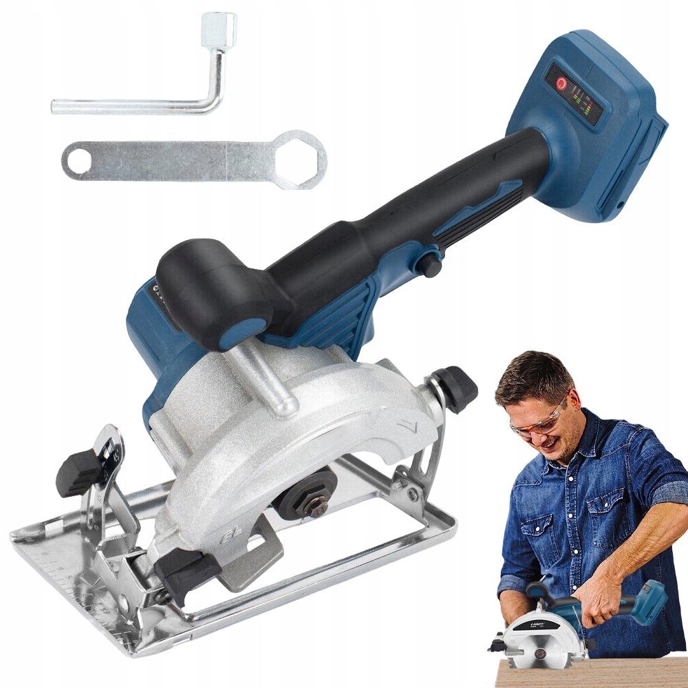 Akumulátorová kotoučová pila 21V s možností nastavení hloubky