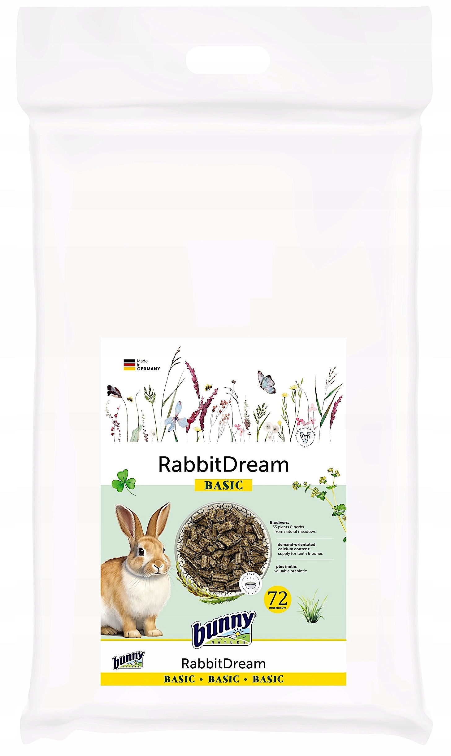 Bunny Rabbit Dream Basic 4 kg kompletna karma dla królików miniaturowych
