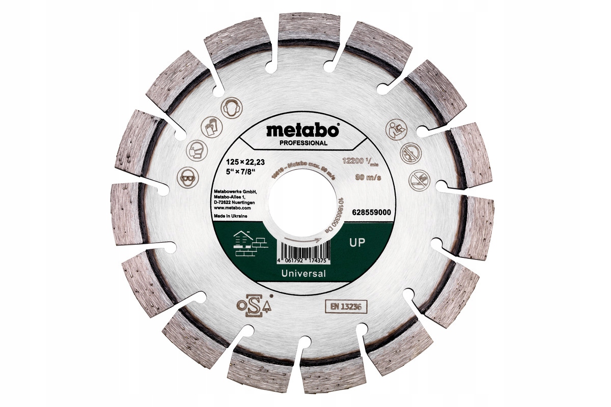 Diamantový Kotouč Segmentový Kotouč Na Betonu 125*22.23 MM