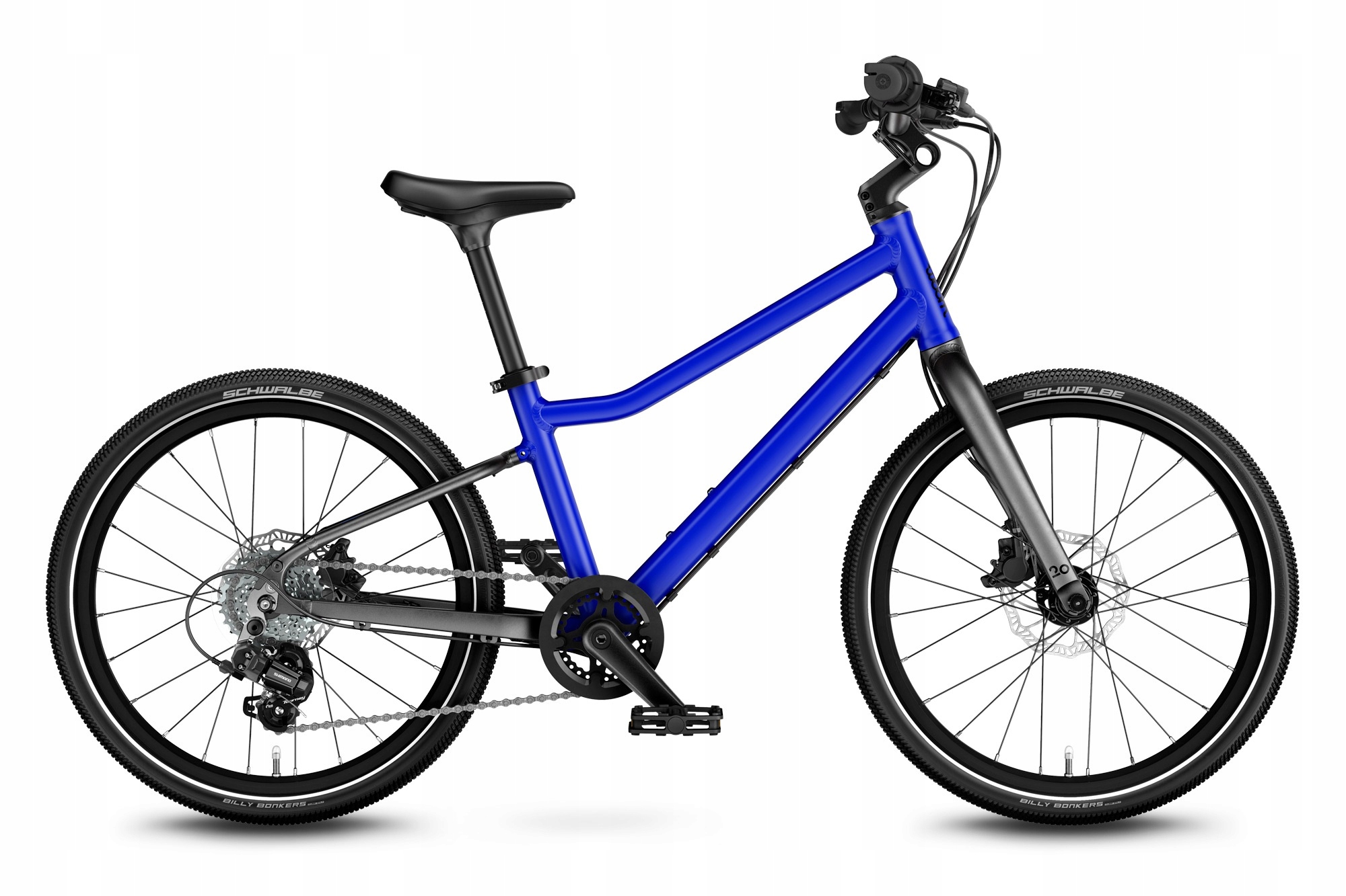 Lekki Rower dla dziecka Woom explore 4 blue 20'' niebieski