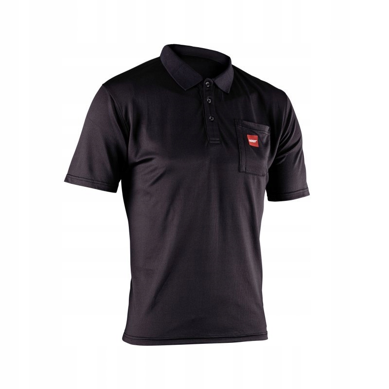 Tričko Leatt Polo Team Black L