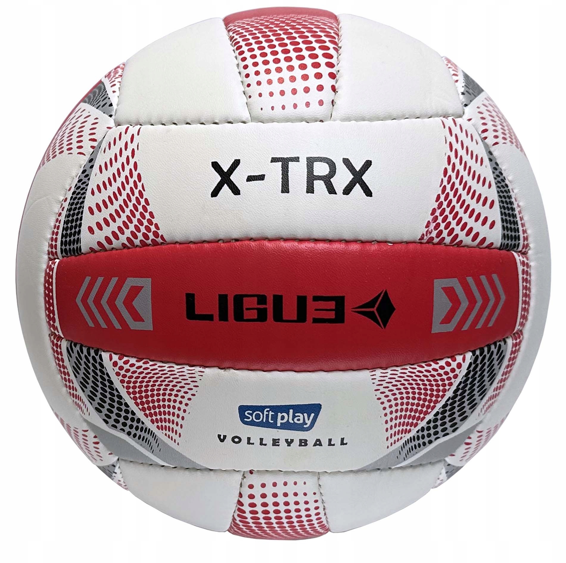 Piłka siatkowa Ligue X-trx white-silver-red