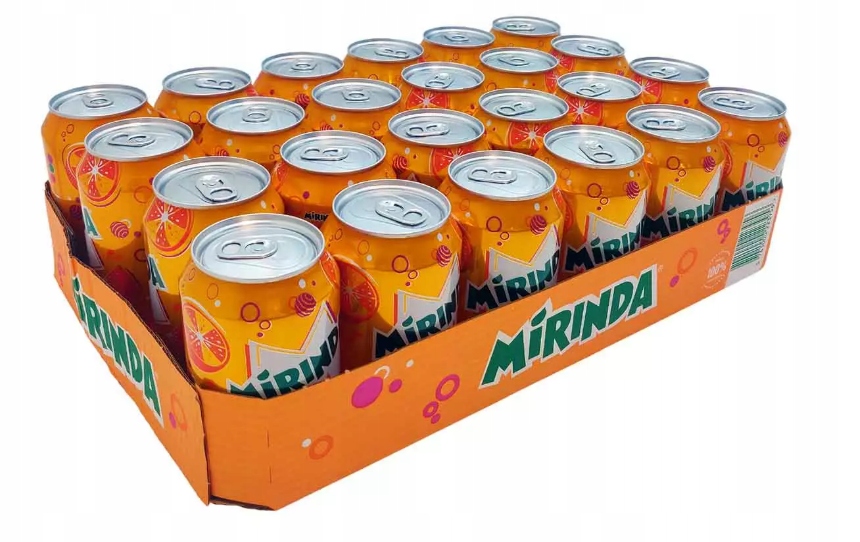 Plechovka Sycený Nápoj nápoje Mirinda 24x330ml