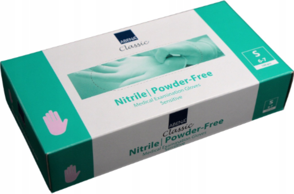 

Rękawice Nitrylowe Abena Różowe r. S 100 szt