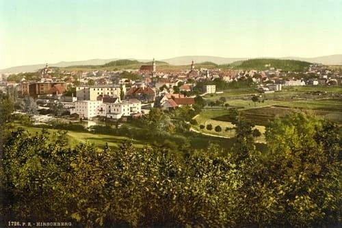 

Jelenia Góra panorama 1890r-Reprodukcja 4411