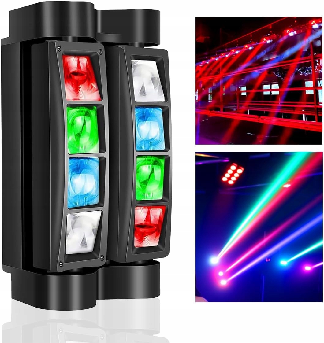 Multiefekt Led Rgbw Estradový Stroboskop Laser Klub Domácí Laser