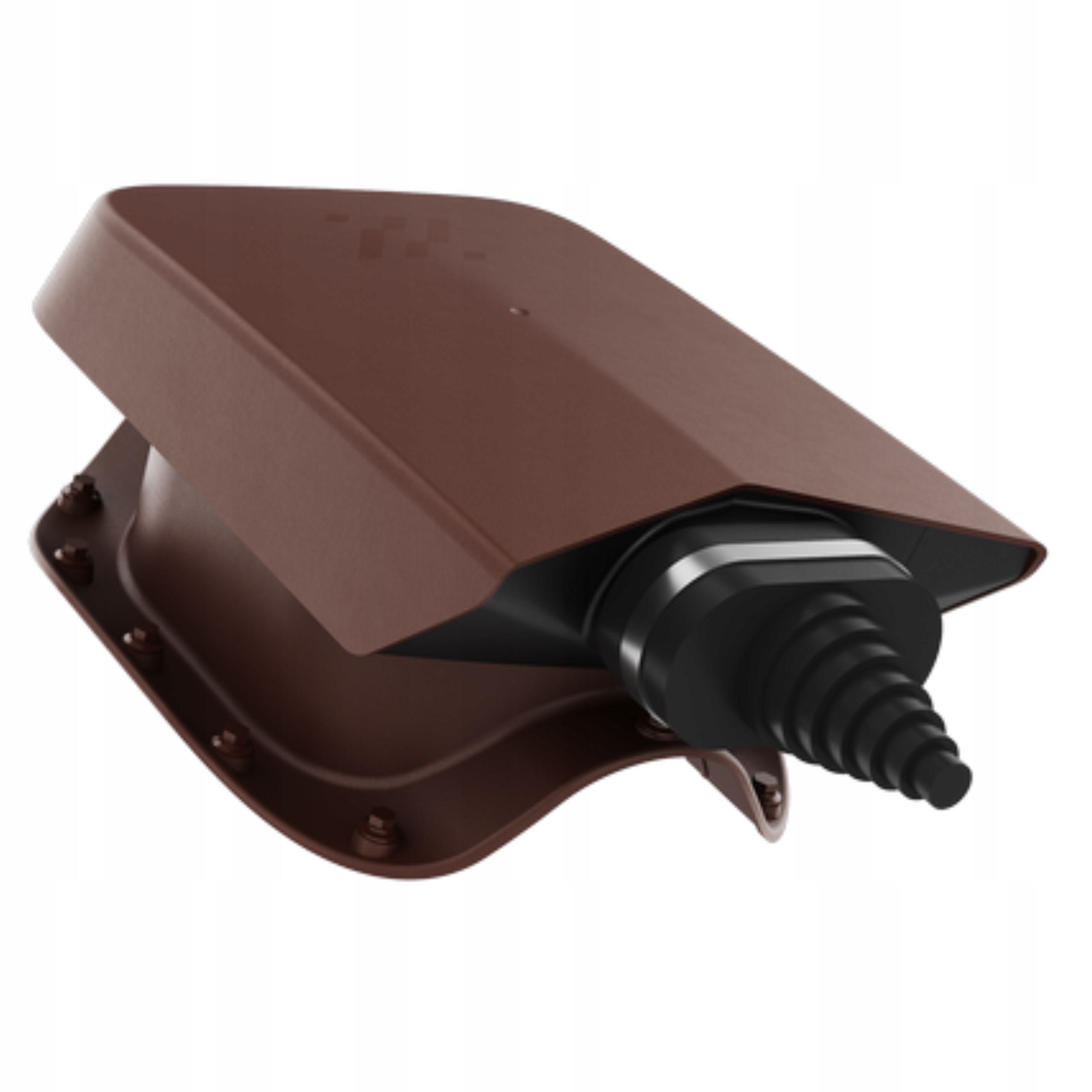 Solární Přechod střešních kabelů pro vlnitou desku Bronz 8017