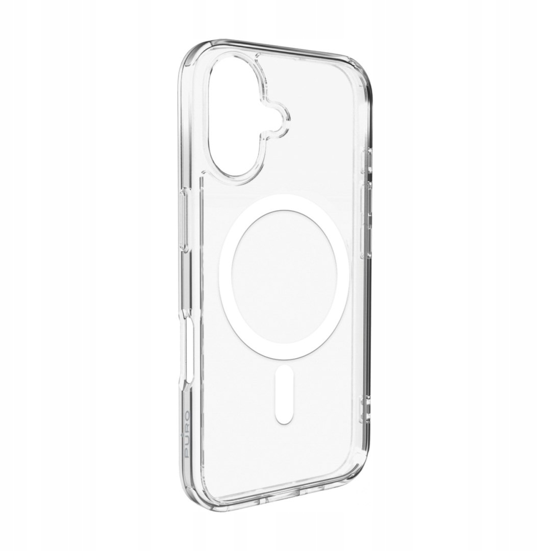Etui pokrowiec case na iPhone 17 Lite Mag MagSafe przezroczyste biały pie