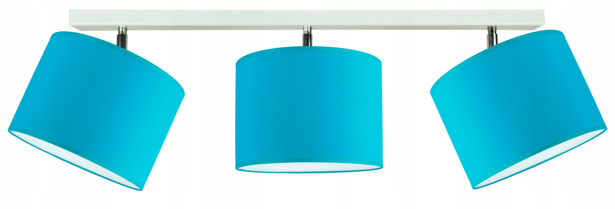 Modna Závěsná stropní lampa lustr moderní tyrkysové stínidlo 20 cm Led