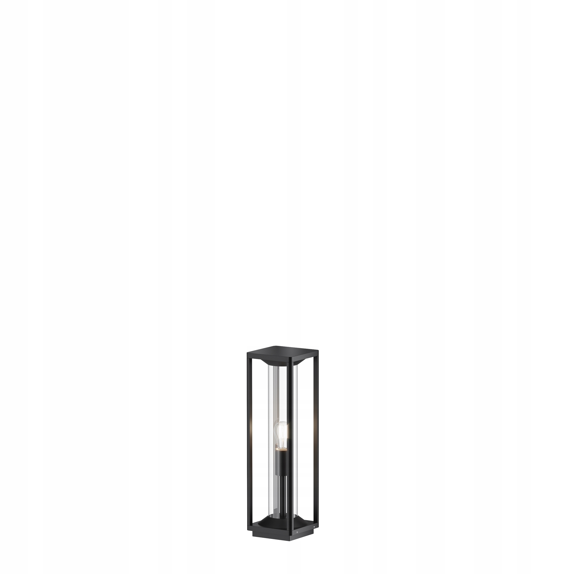 Venkovní lampa vintage retro stojící lucerna grafitová 50 cm Maytoni