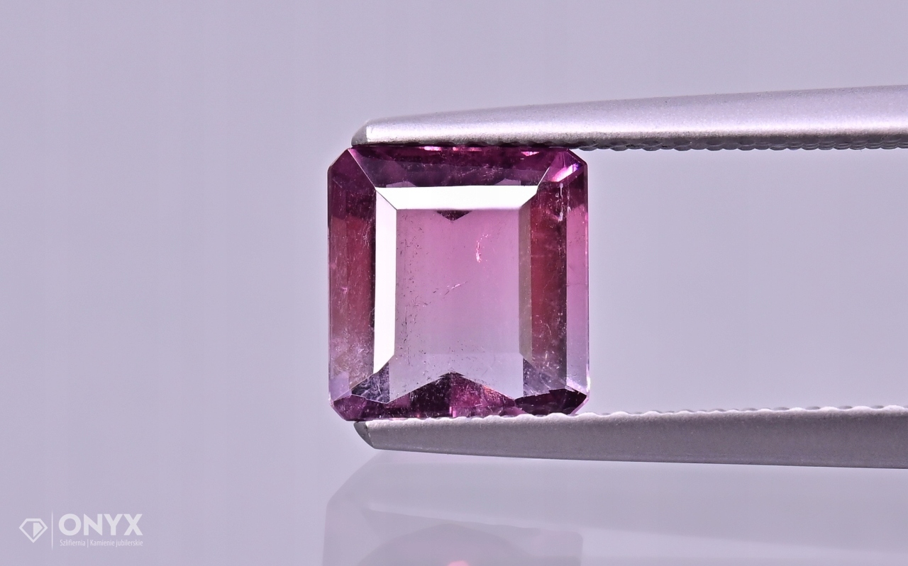 Fasetovaný turmalín oktagon 7,5x7 mm