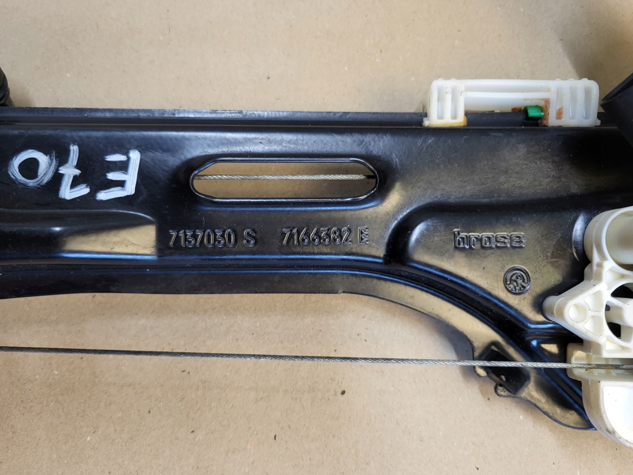 window regulator Z door mini motor windows right rear part BMW X5 E70 OE