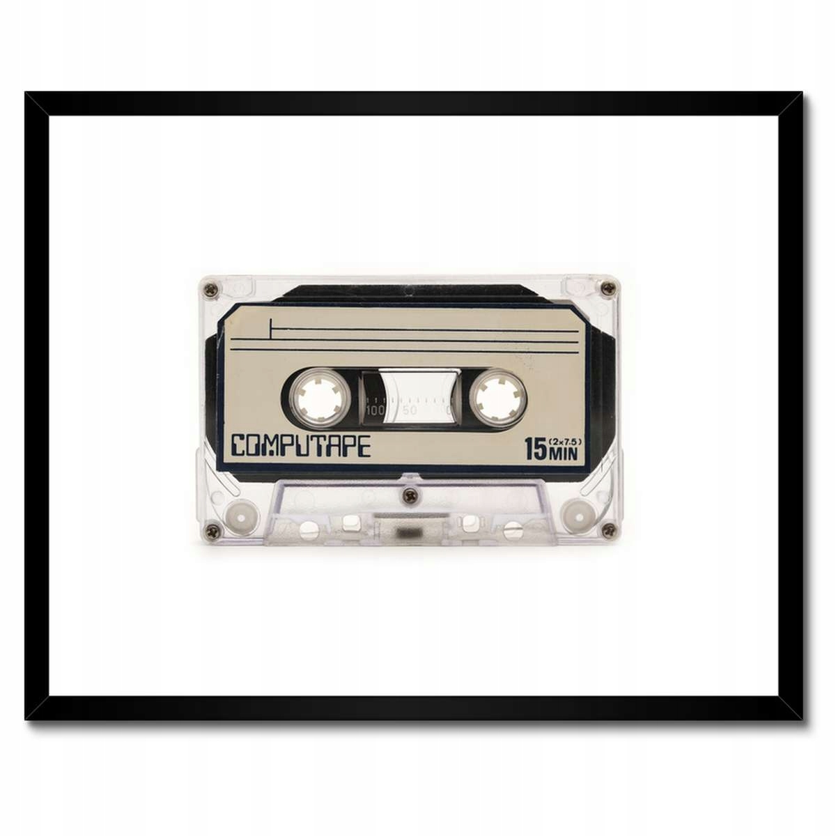 Plakáty v rámu 50x40 Music Cassette Kazeta