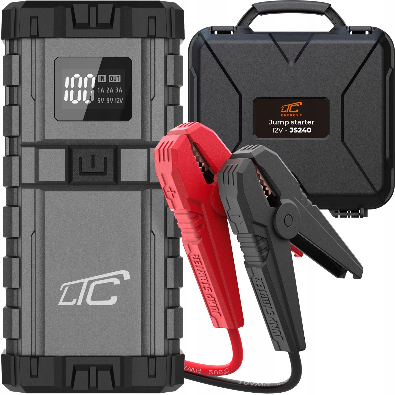 Booster Jump Štartér Štart 2500A 12V Powerbank 65W 24000 Mah Qc Pd
