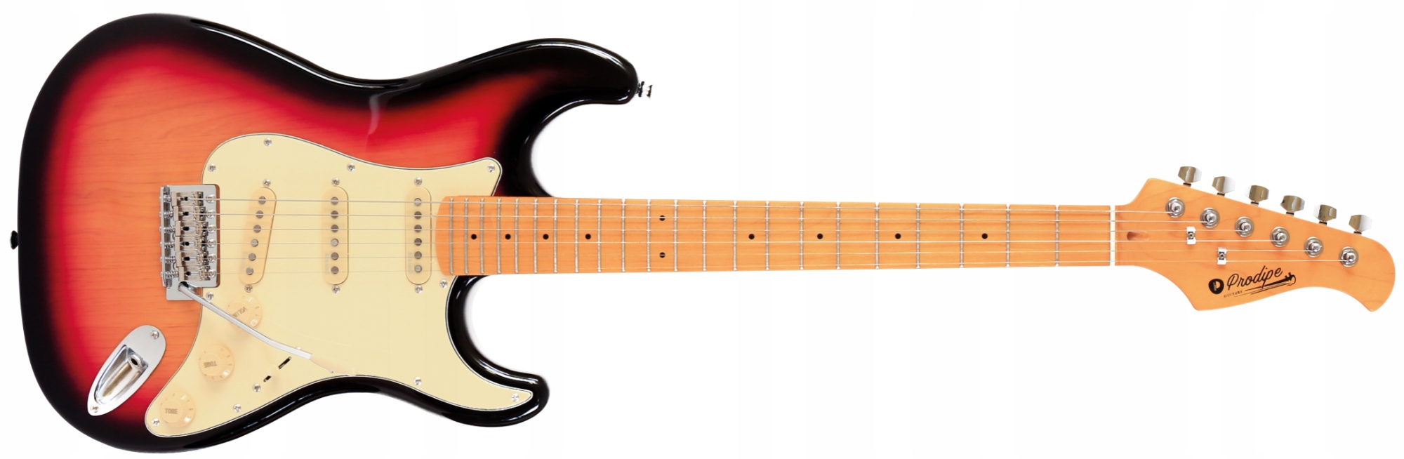 Prodipe Guitars ST80 Ma Sunburst elektrická kytara