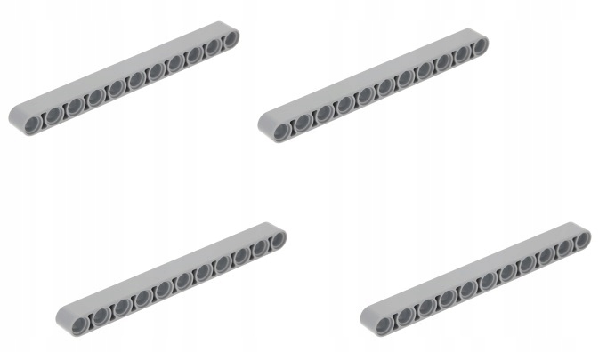 

Lego Technic 32525 liftarm 1x11 belka jasny szary