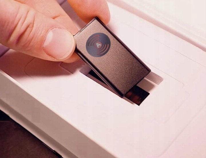 Dyktafon mini draVires mały szpiegowski 32GB podsłuch + naklejka Wysokość produktu 2.2 cm