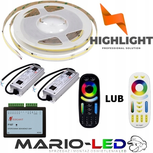 30m Led Cob Digitálny set WS2811 F107 Sekvenčný