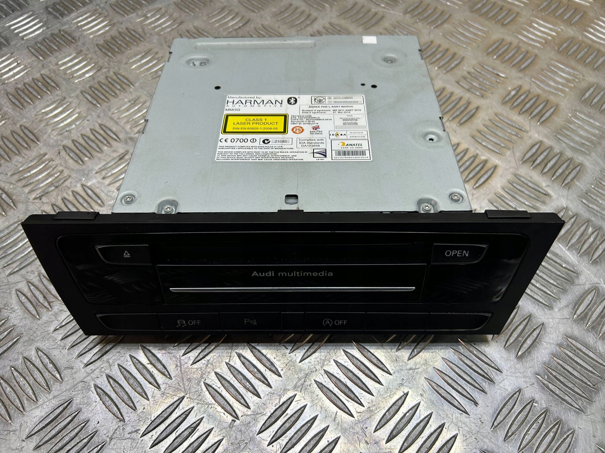 Panel radio / player navigation devices Audi A5 2013 8R2035666B