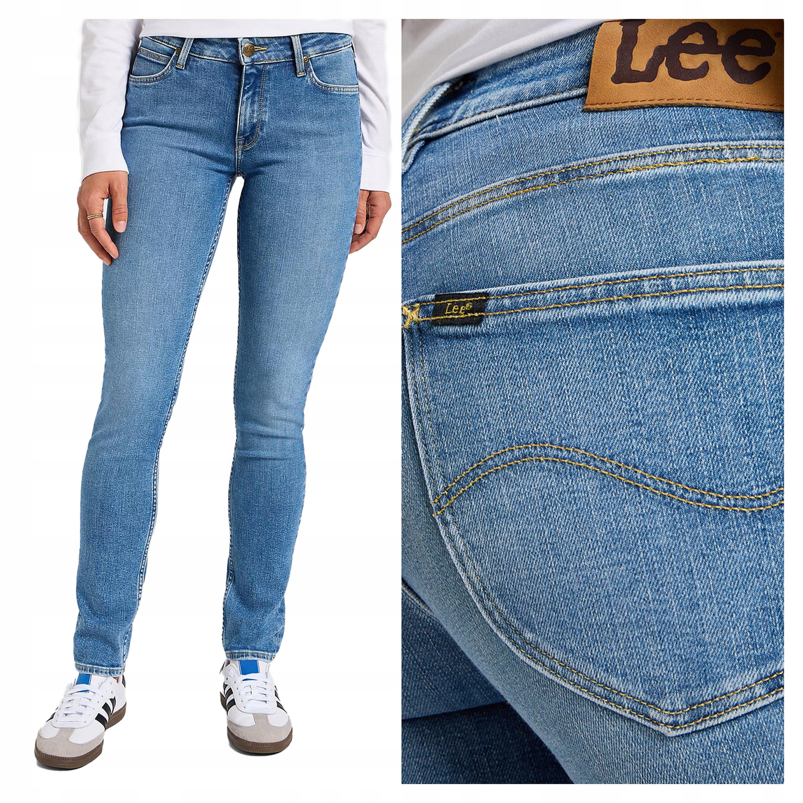 Lee Elly W31 L33 Dámské džínové kalhoty džíny Přiléhavé