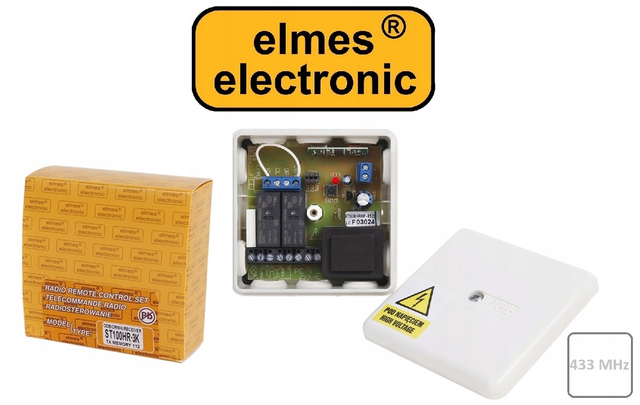 

ST100H-3K Trójkanałowy Sterownik Radiowy Elmes