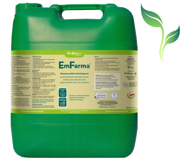 EmFarma probiotyk dla roślin naturalny stymulator wzrostu 20l