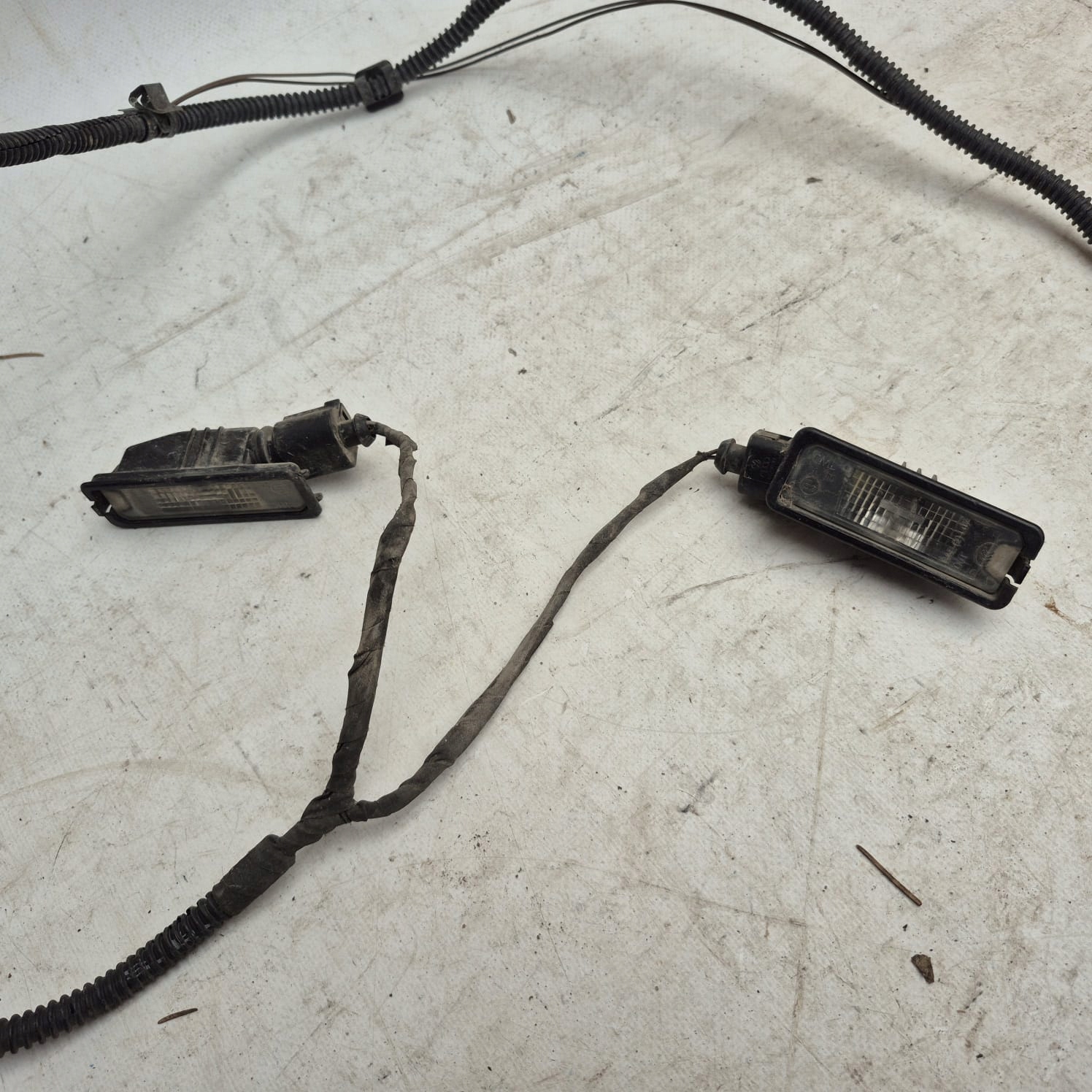 VW SCIROCCO kabelbaum kabelsatz Kabelbaum Kennzeichenleuchte heck hinten