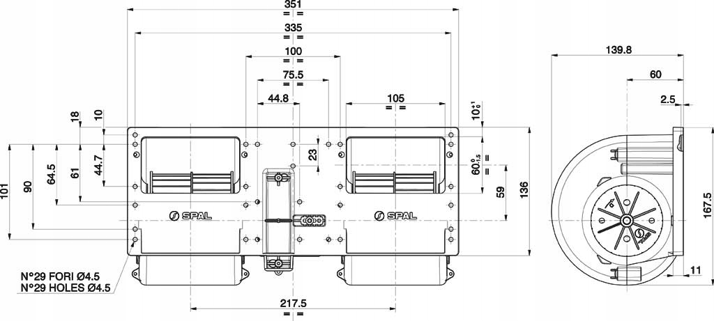 006-b46-22 - Aurora DRG 975 Hit 24V воздуходувка