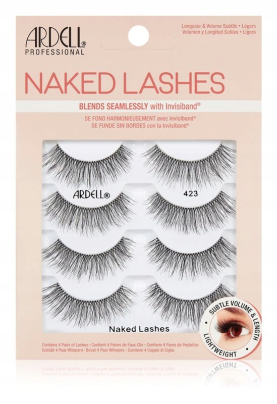 

Ardell 4-Pak Rzęsy w Paskach Naked Lashes 423