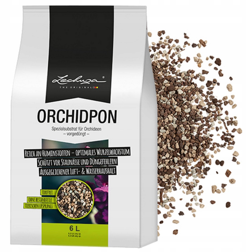 

Podłoże Do Storczyków Lechuza Orchidpon 6L