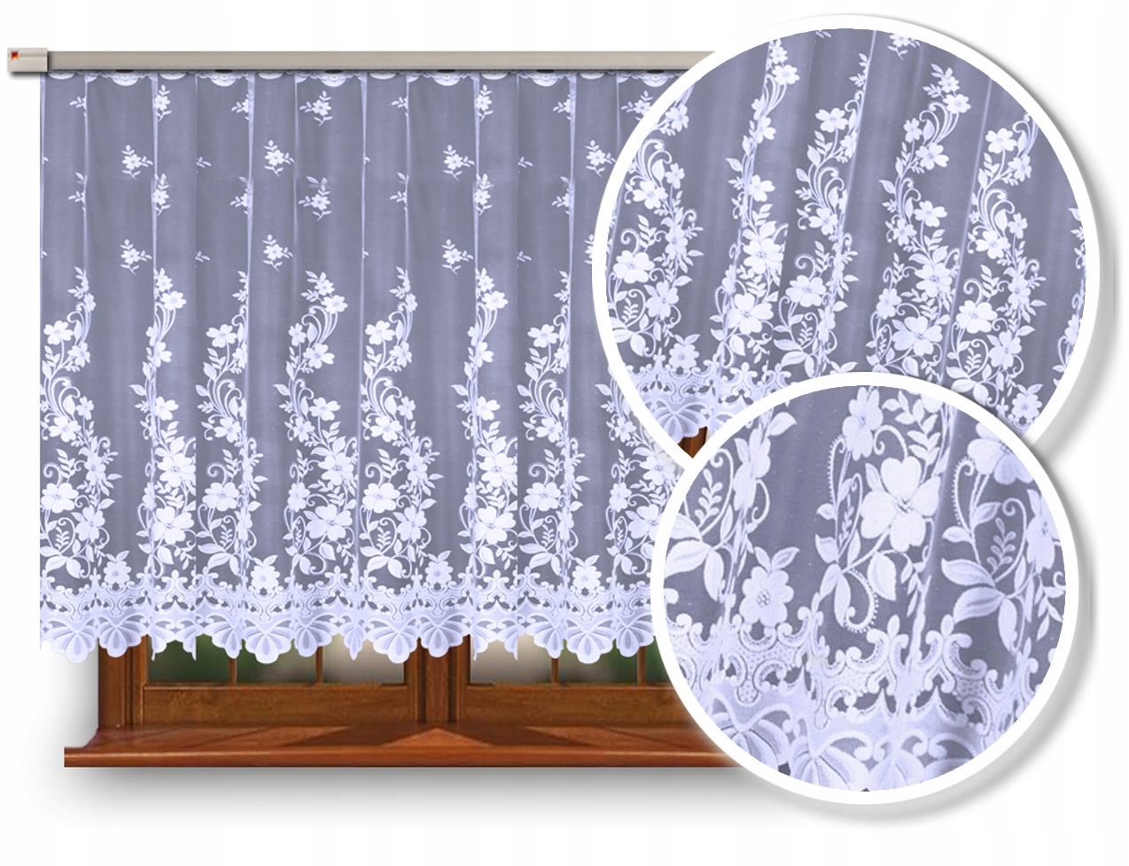 

Firanka Żakardowa 23092/140 Nowość Promocja