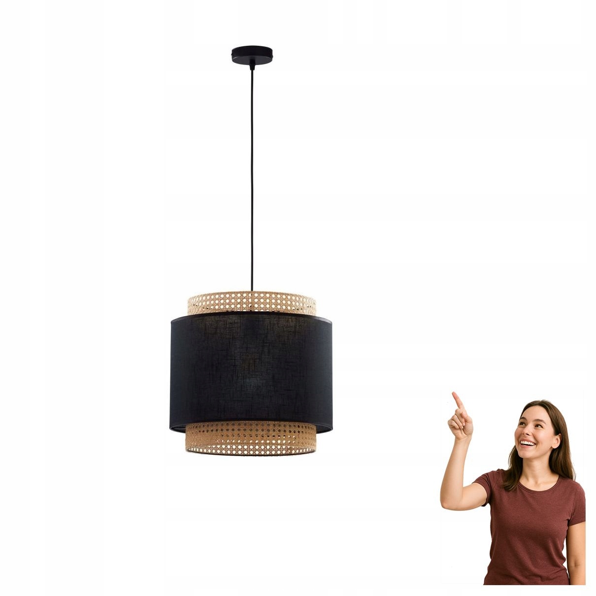 Závesná lampa Boho Black 6542 Tk Lighting