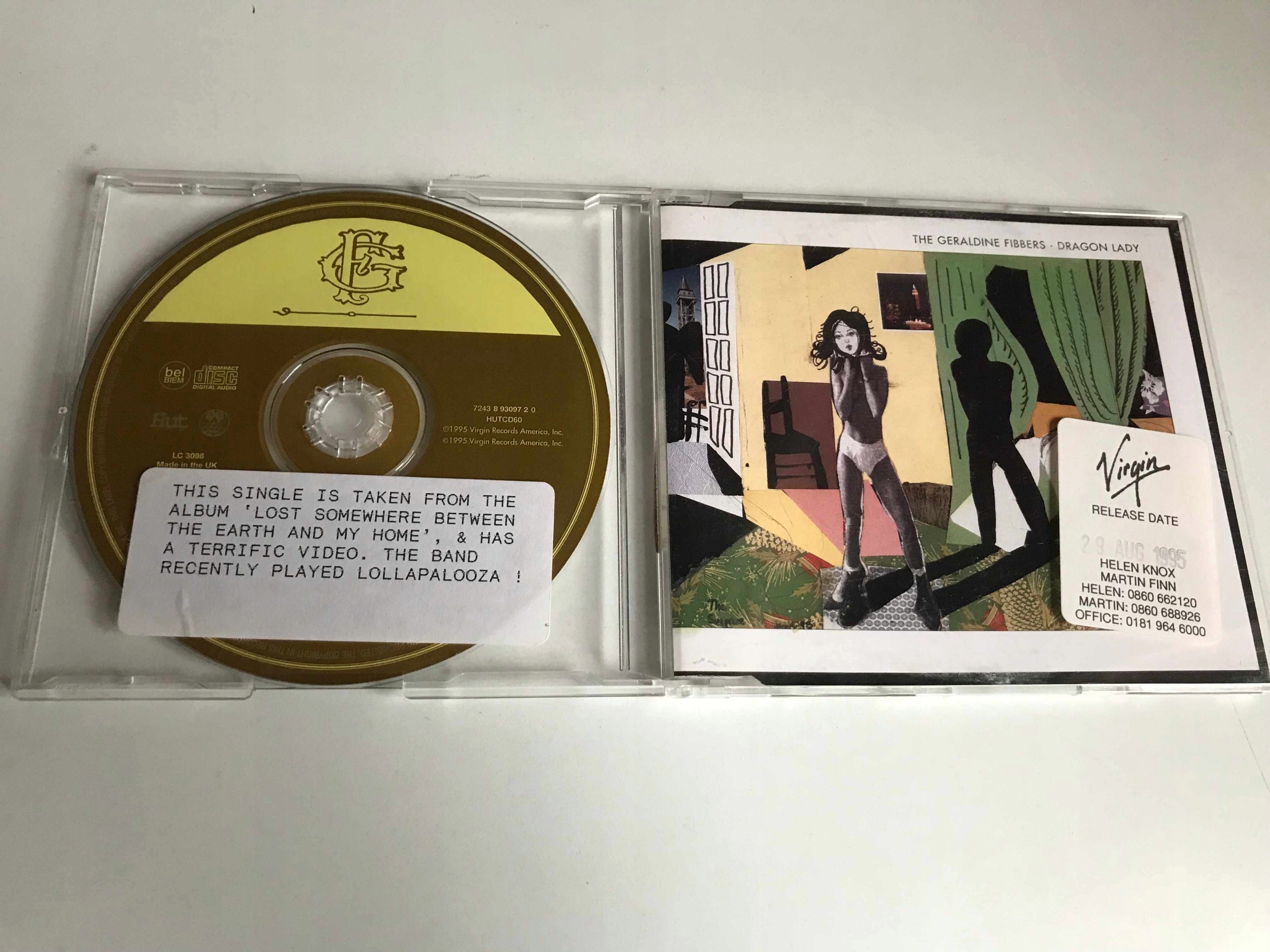 CD The Geraldine Fibbers Dragon Lady STAN 5/6 15376515490 Sklepy