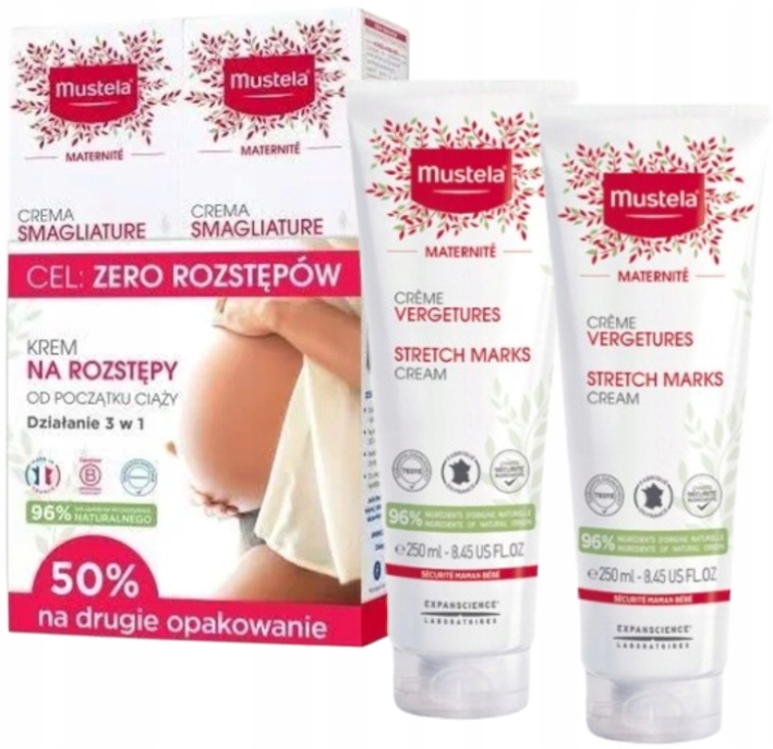 Mustela Maternite krem na rozstępy 2x250 ml