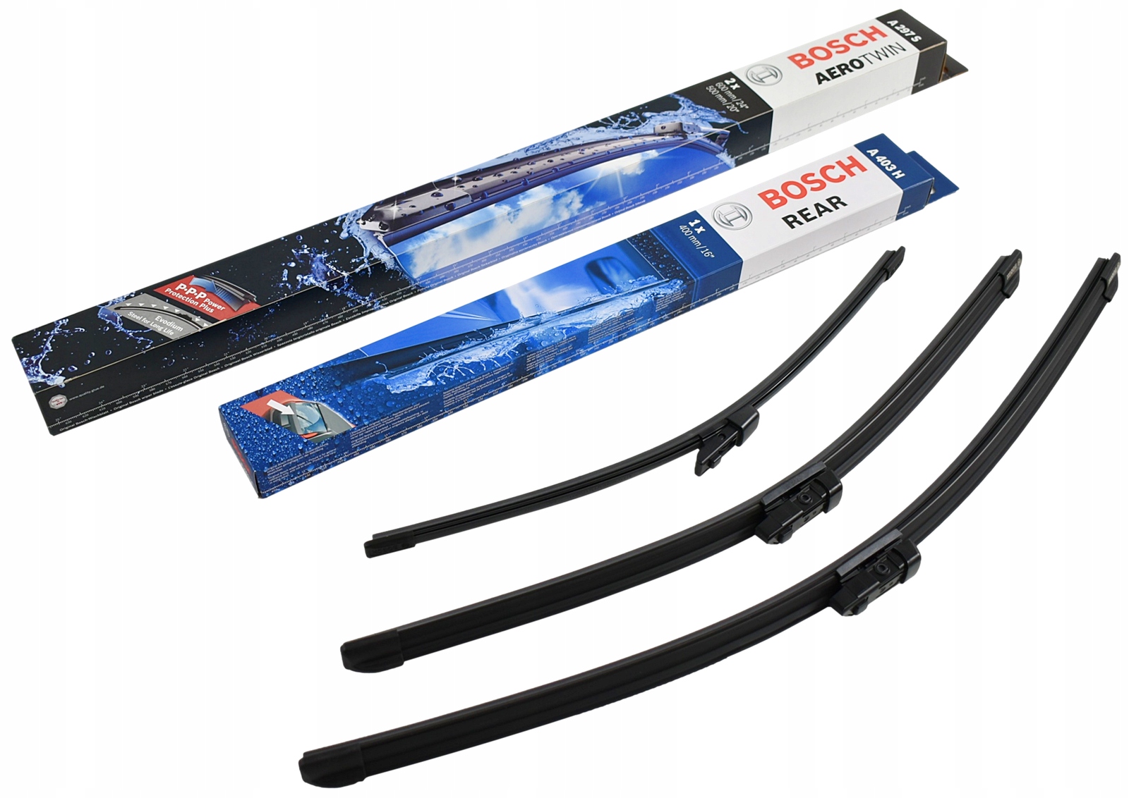 3397007297 3397008998 - Bosch стеклоочистители передние задние AUDI A4 B8 AVANT универсал