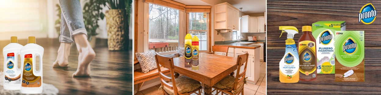 Pronto Płyn do Mycia Paneli Podłóg Winylowych i Płytek 5w1 1L Stan opakowania oryginalne