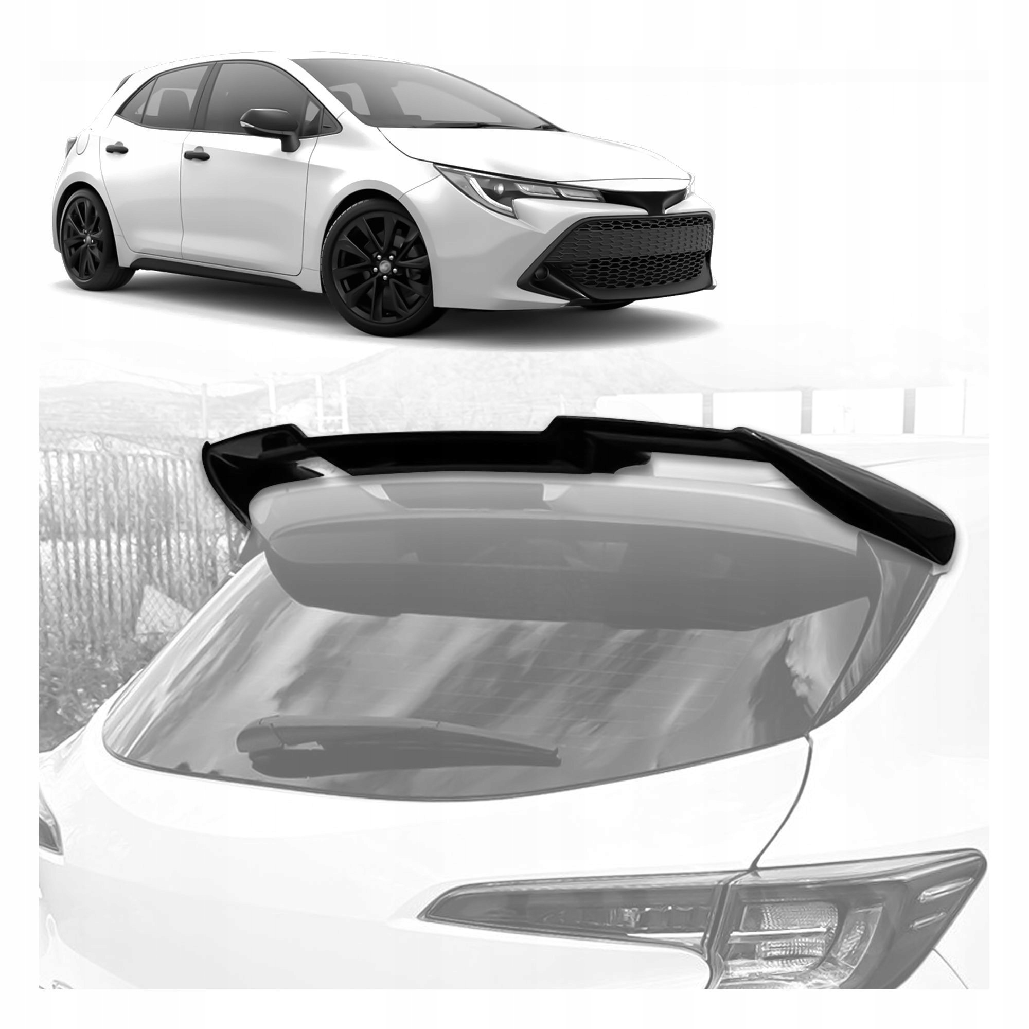 Střešní spoilerová stříška pro Toyota Corolla XII 2019- Hatchback