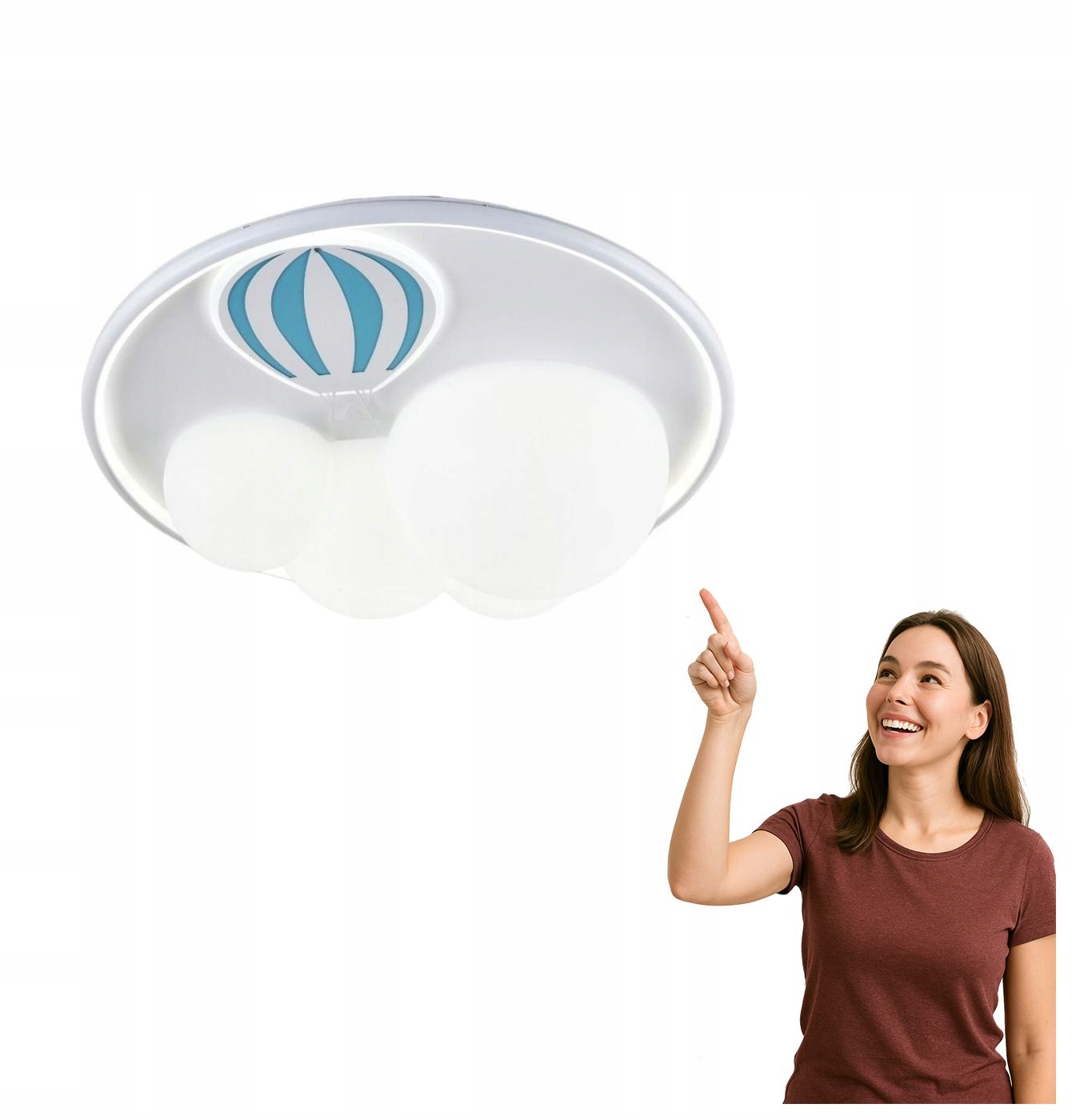 Detská Led stropná lampa 42W Focus MX4148-1-DWLD Zuma Line