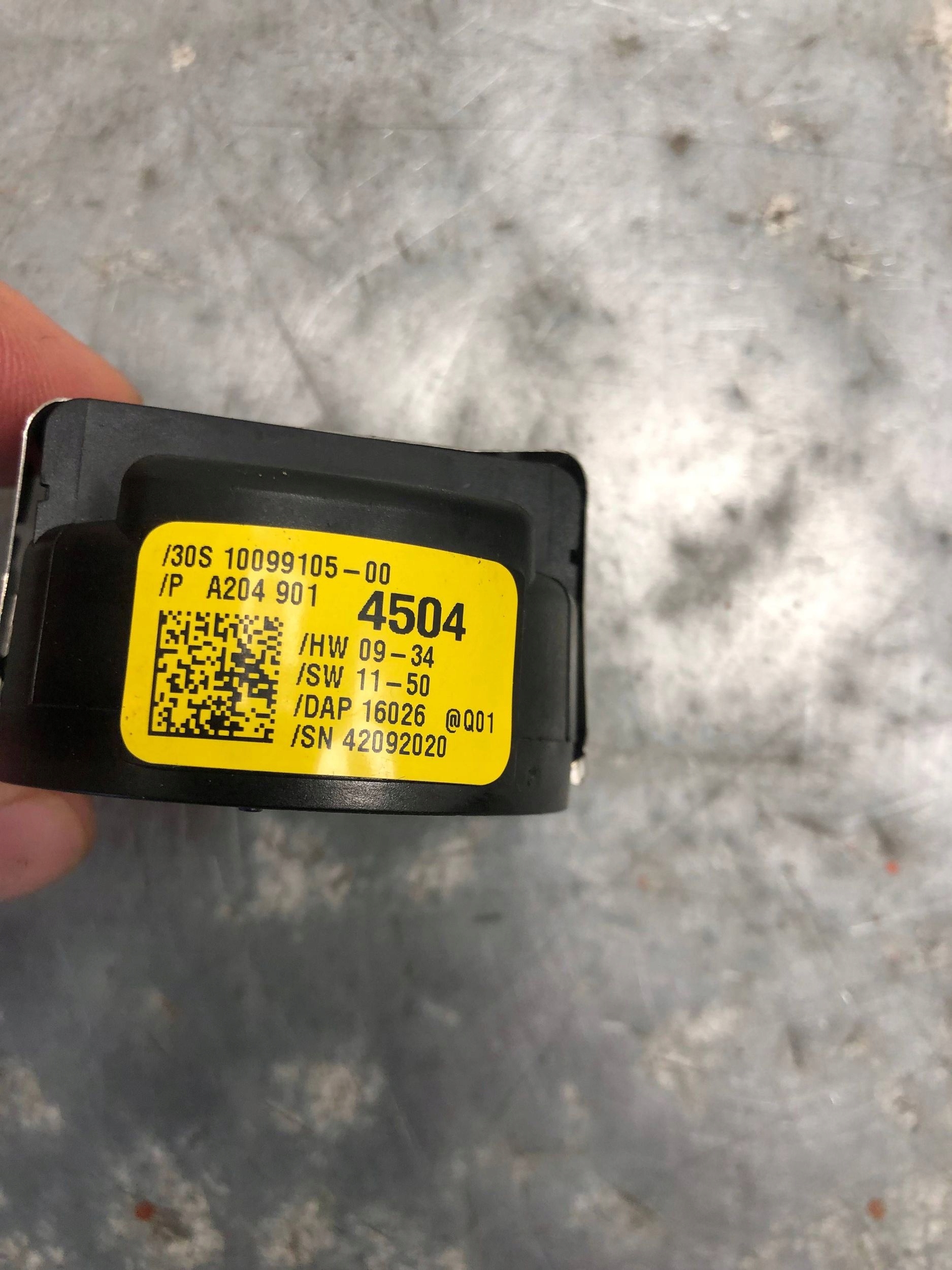 sensor SENSOR rain MERCEDES W212 KOMBI LIFT A2049014504