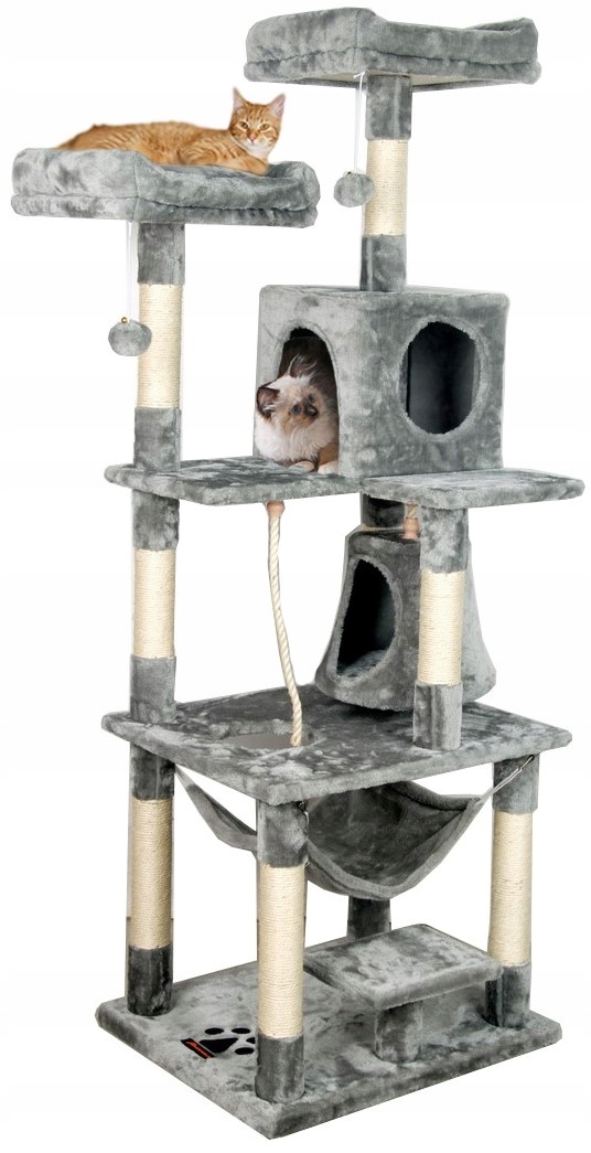 Drapak Dla Kota Domek Budka Drzewo Wieża XXL 170cm