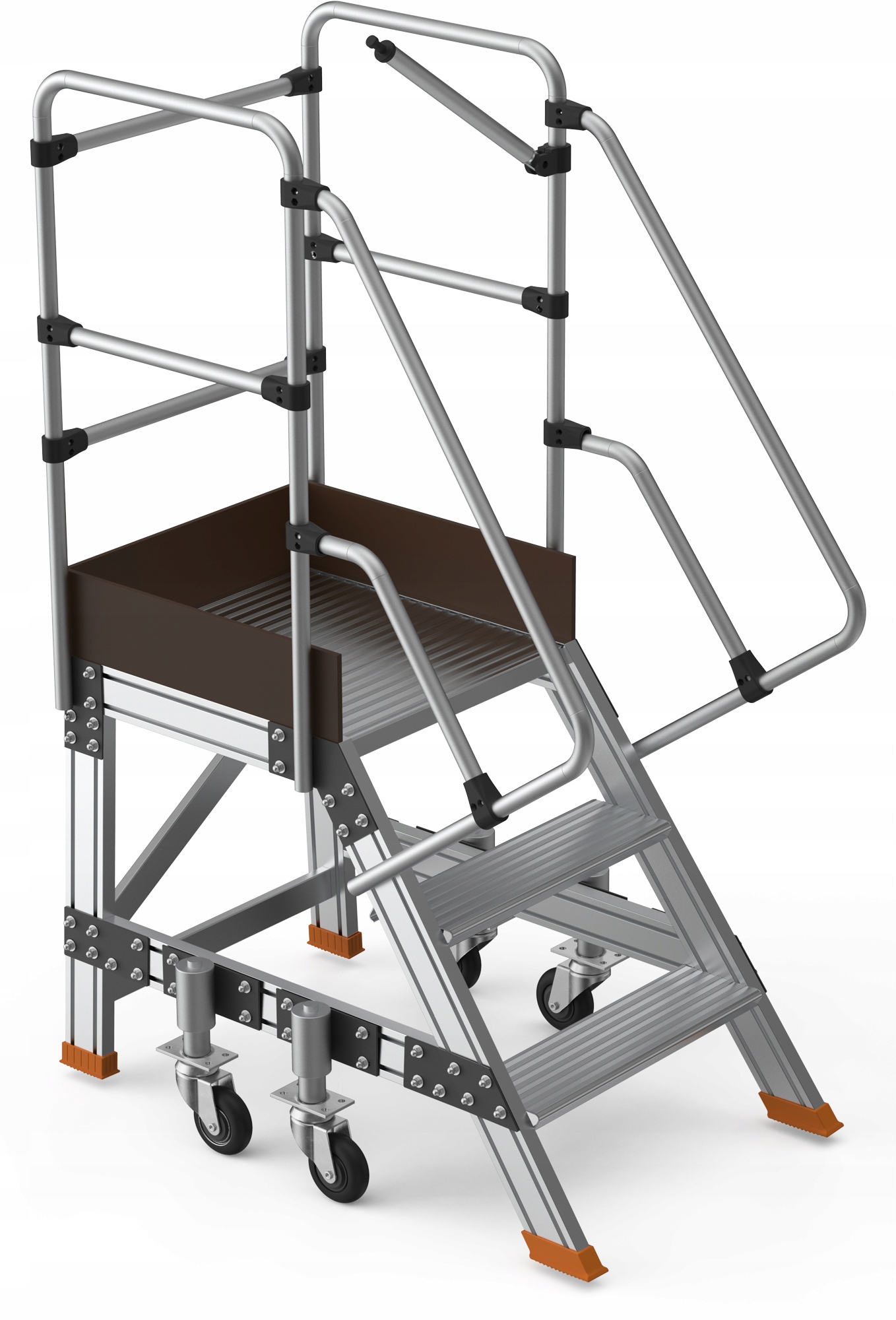 Žebřík plošina Higher 87-YPRO 8702-Y 2 stupně plošina