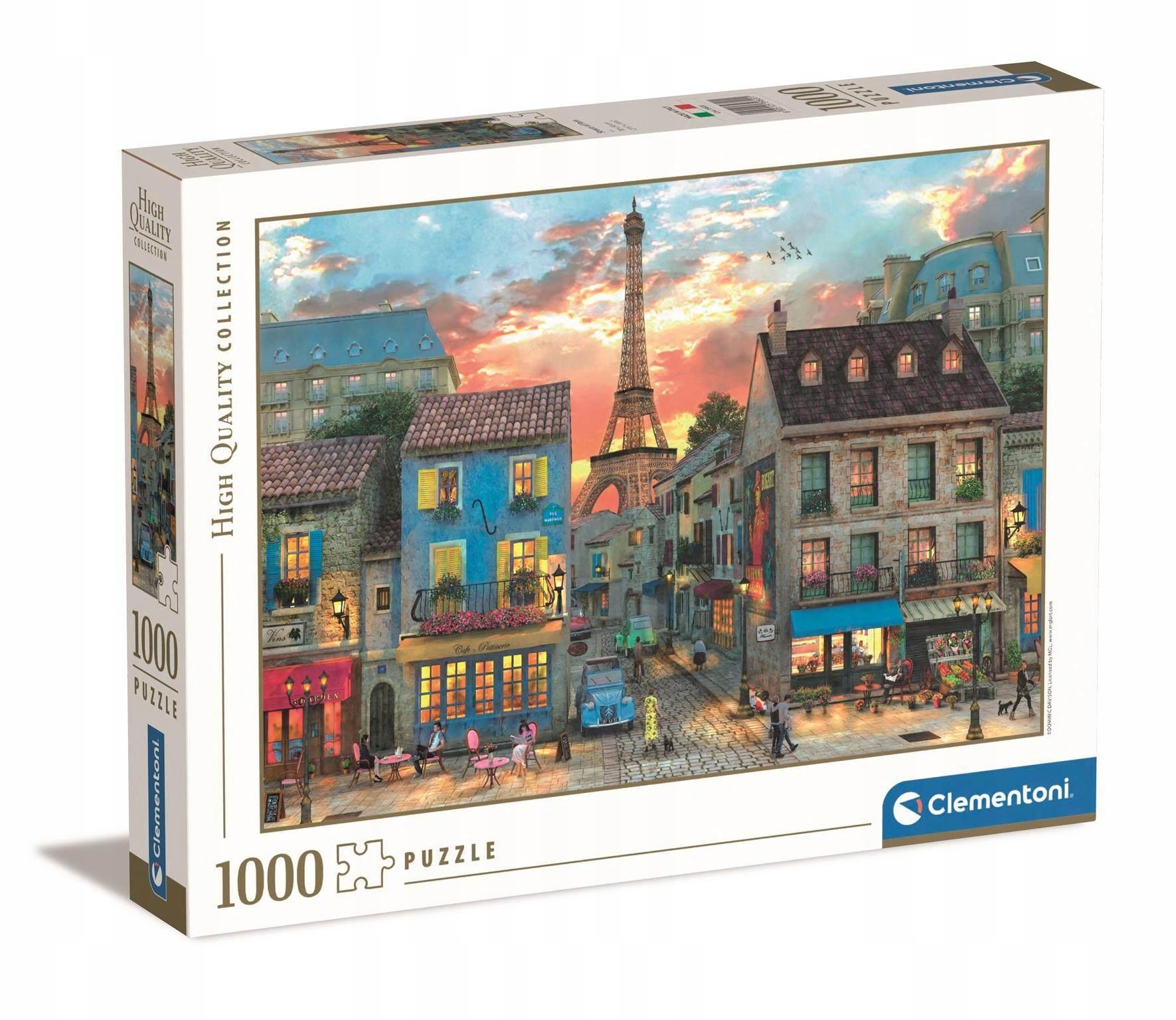 Clementoni Puzzle 1000el Paryska ulica 39820