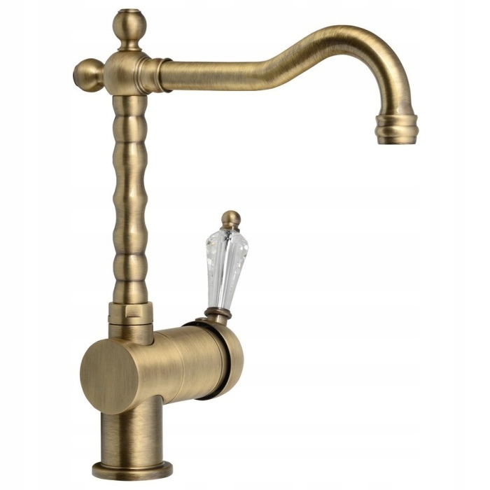 Sapho Kirke Crystal kuchynská batéria, držiak, bronz