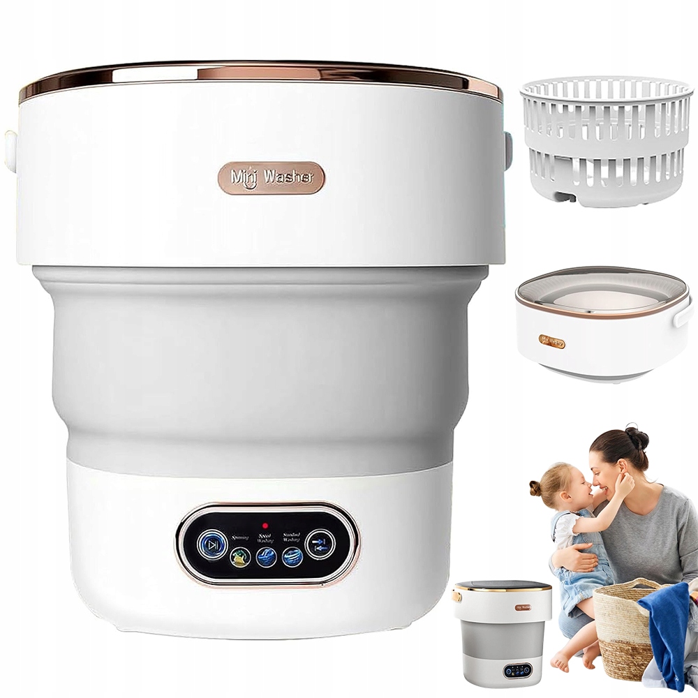 Mini Pralka Z Silnym Usuwaniem Plam Pralka I Suszarka Trwała